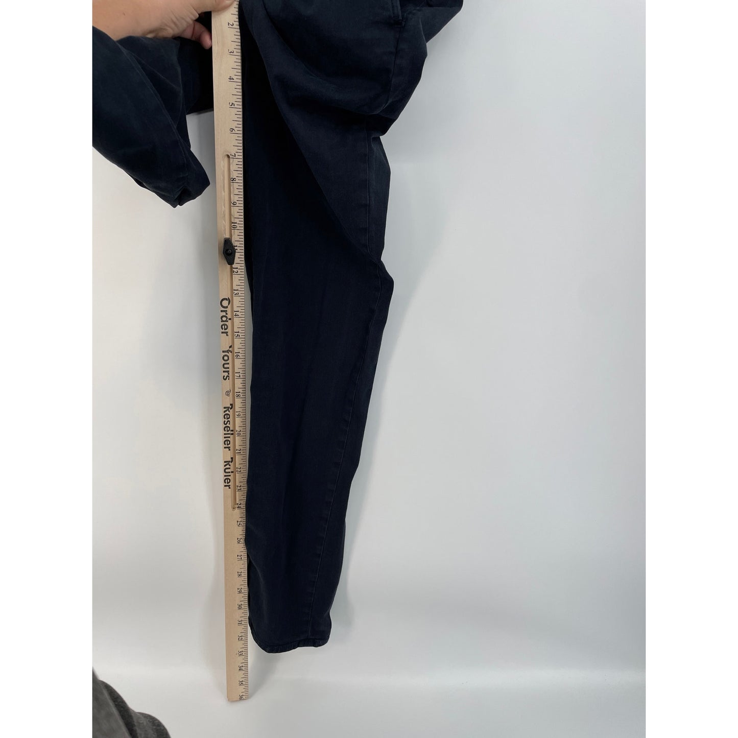 ran & bone Mens Fit Straight Twill Cotton Chino Navy Blue Pant Size 31