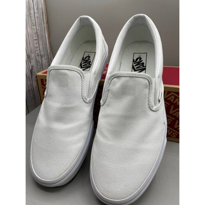 Vans Classic White Slip on Men’s Sneakers 10