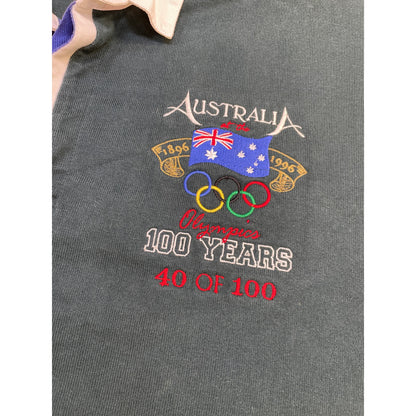 Canterbury Vintage Mens Australia Olympics International Rugby Jersey Polo XL