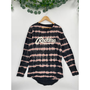 Y&R Young & Reckless Los Angels Tie-Dye Long Sleeve Cotton Med Shirt