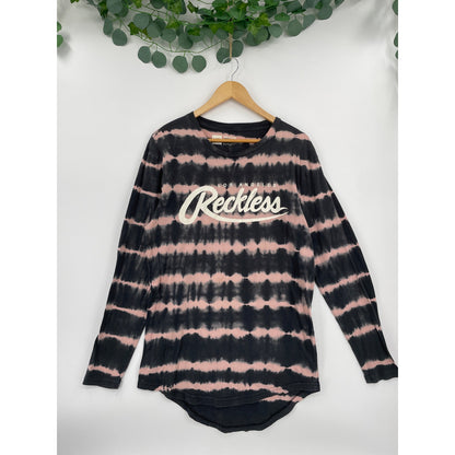 Y&R Young & Reckless Los Angels Tie-Dye Long Sleeve Cotton Med Shirt