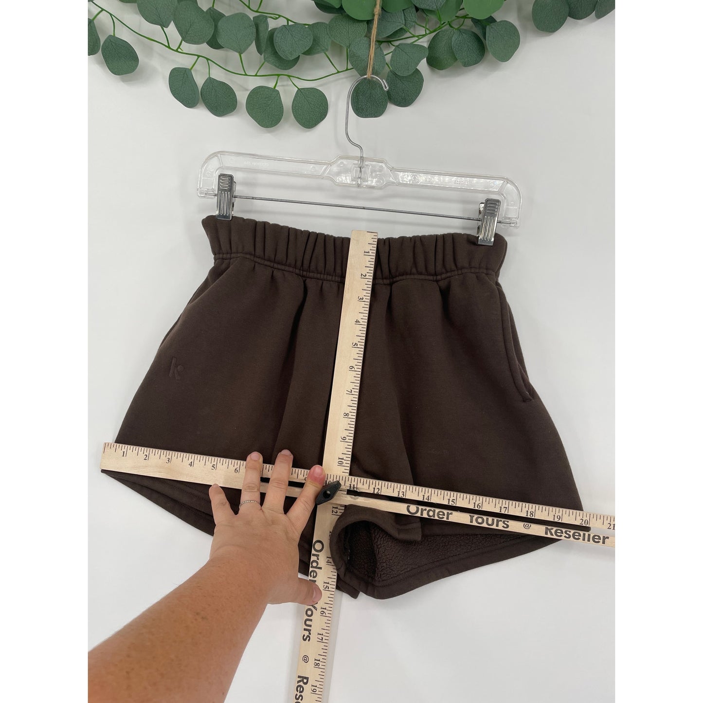 2 Kamo Fitness Cozy-tech Activewear Brown and Grey Sweat-shorts Bundle XS