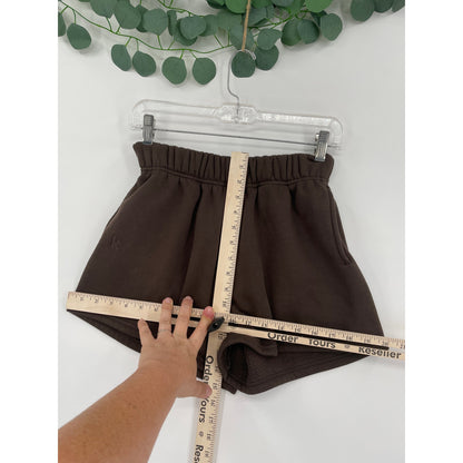 2 Kamo Fitness Cozy-tech Activewear Brown and Grey Sweat-shorts Bundle XS