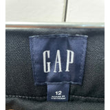 Women GAP NWT Black Stretch Fitted Pants Size 12