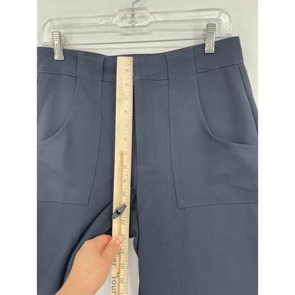 Haver & Blair Navy Blue Wide Leg Trouser Woman Dress Pant Small