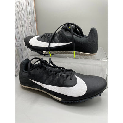 Nike Black Zoom Rival S Racing Men’s Track Cleats Lace Shoes *No Spikes 7