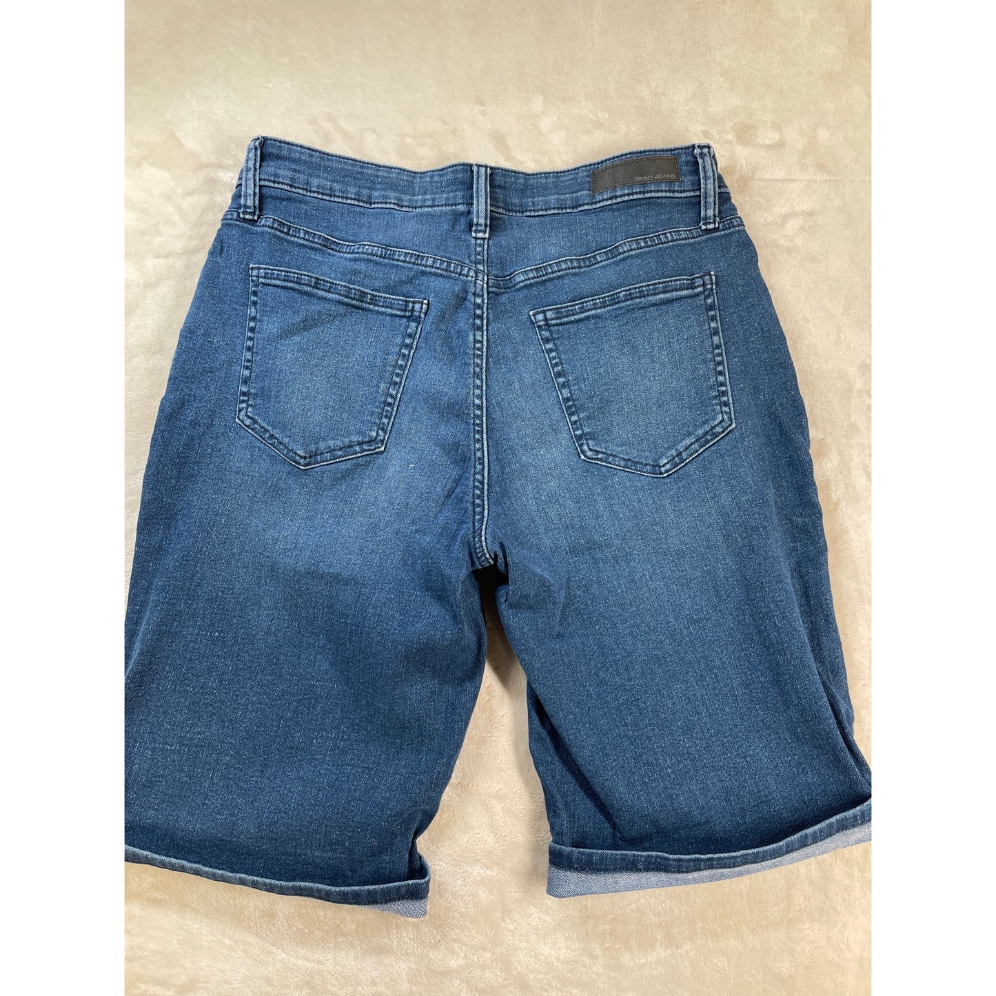 DKNY Womans Denim Bermuda Shorts 8