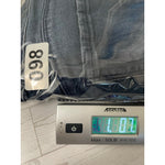 Juicy Couture Y2k  Woman Distressed Denim Rhinestones SZ 14