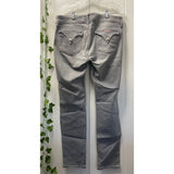 Women Stone Grey Hudson The Collins Denim Mid Rise Skinny Jeans Size 32