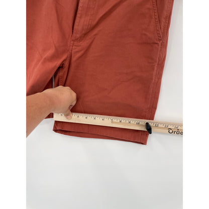 Carhartt Mens Terracotta Relaxed Fit Cargo Shorts Size 32