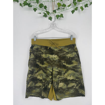 Lululemon Mens T.H.E Linerless Green Large Shorts