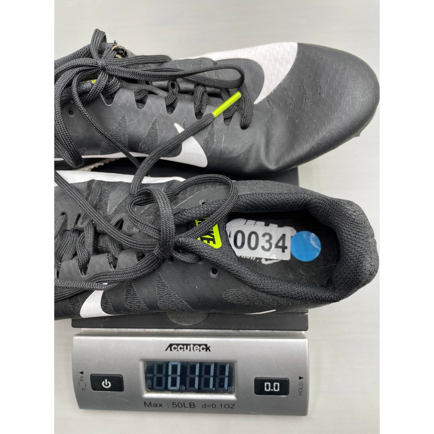 Nike Black Zoom Rival S Racing Men’s Track Cleats Lace Shoes *No Spikes 7