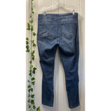 Poured in Blue Womans Denim Jeans Size 10