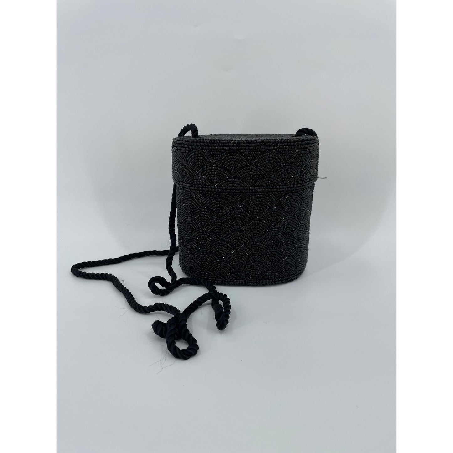 Vintage Inge Christoper Vintage Back Evening Glam Beaded Box Bag