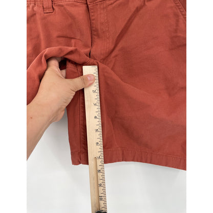 Carhartt Mens Terracotta Relaxed Fit Cargo Shorts Size 32