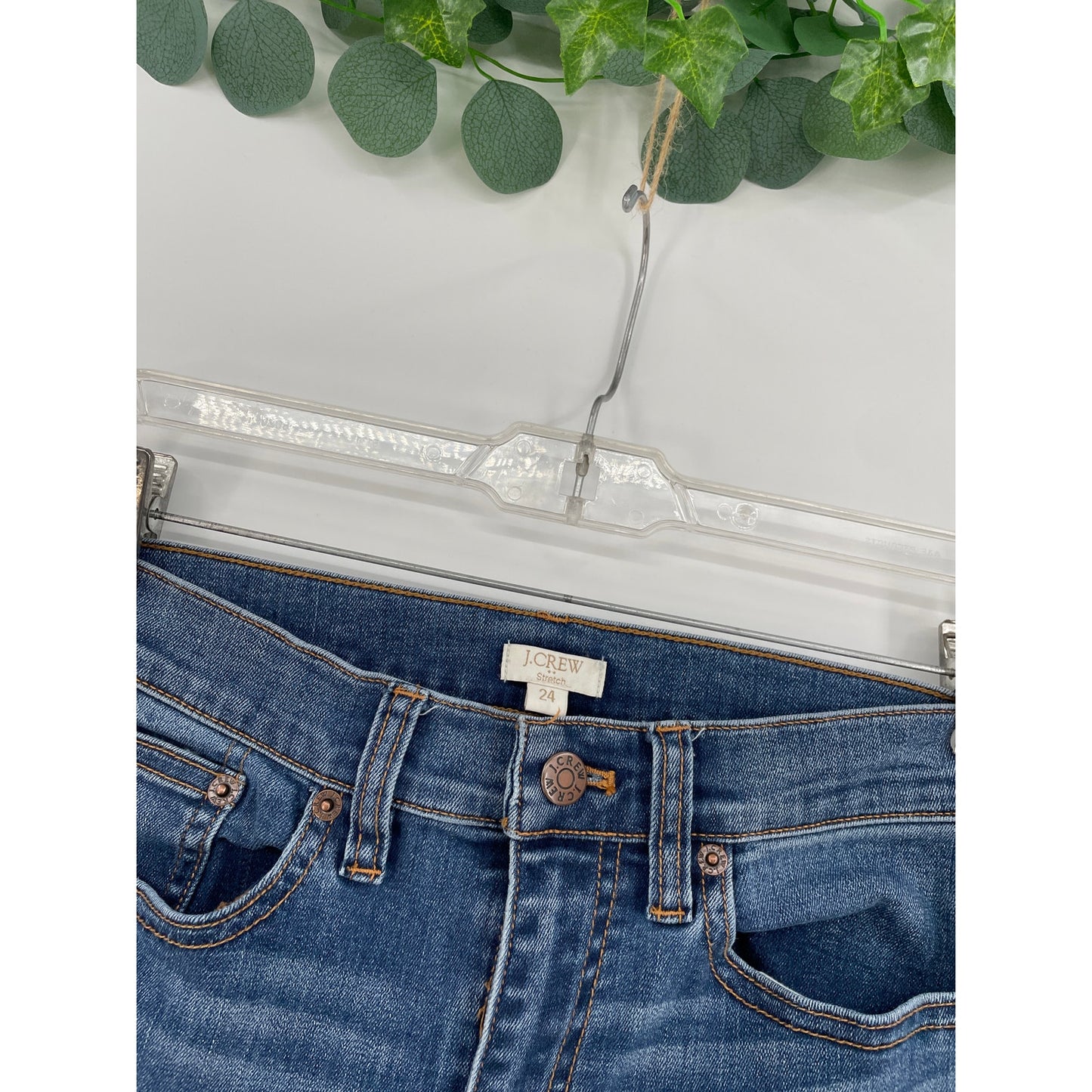 J Crew Womans Denim Flare Jeans Medium Wash Size 24