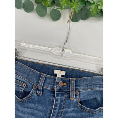 J Crew Womans Denim Flare Jeans Medium Wash Size 24