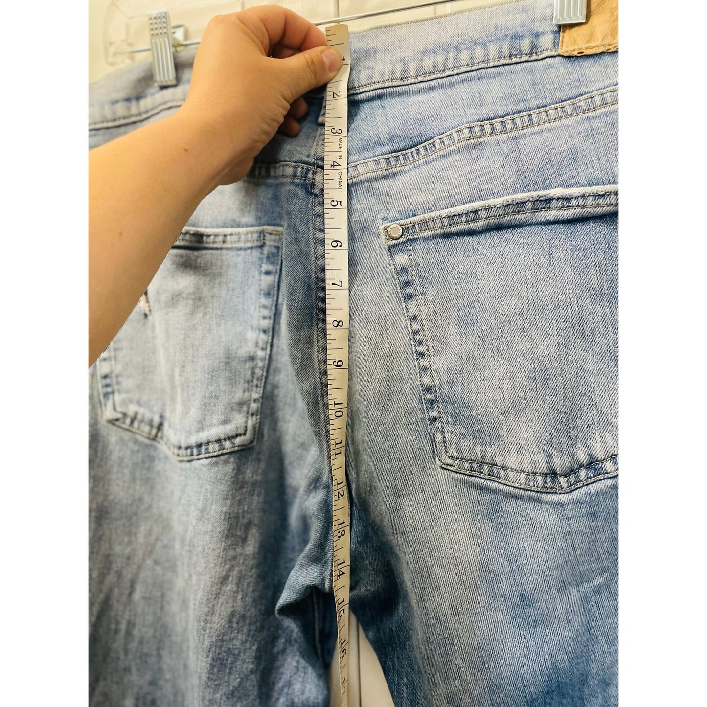 &DENIM Distressed Light Wash Woman Skinny Jeans Size 36