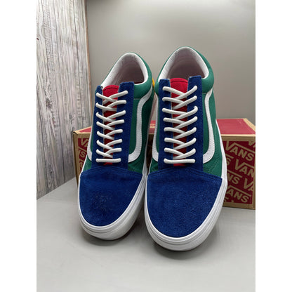 Vans Old Skool Yatch Club Men’s Sneakers Multi Color Blue Green Red Yellow 10