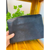 Graham and Spencer Genuine Leather Envelope Clutch Purse with Magnet Closure