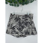 New York & Co Black & White Vacation Shorts Large
