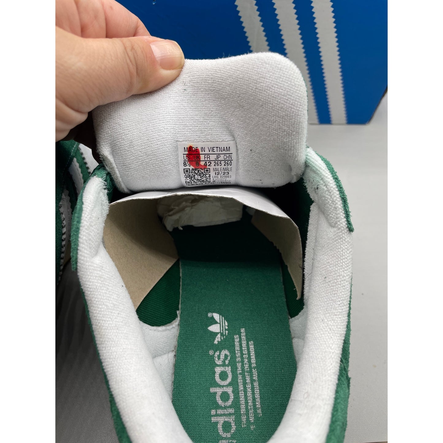 Adidas Suede Green Colorway Campus 00s Y2K msrp $110 Mens 8.5