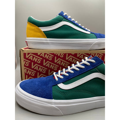 Vans Old Skool Yatch Club Men’s Sneakers Multi Color Blue Green Red Yellow 10