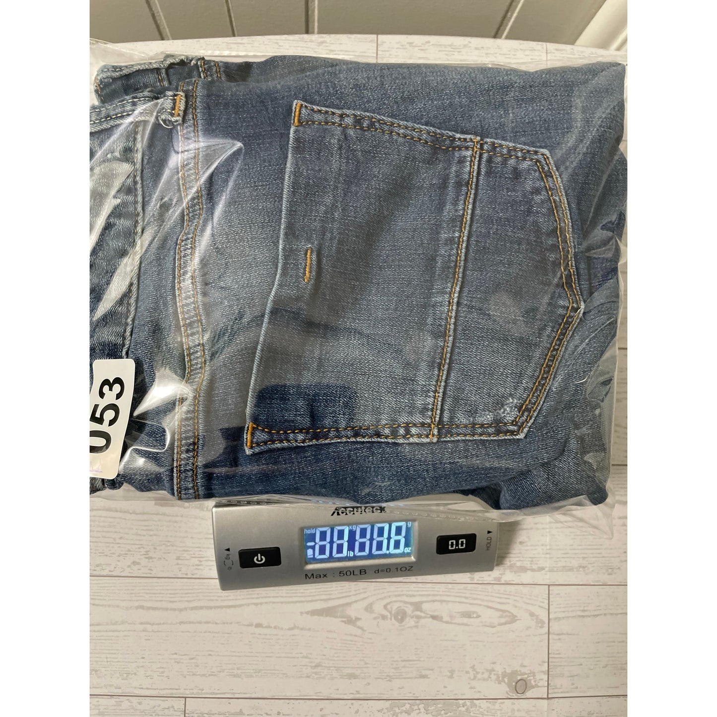Decree Distressed Womans Boyfriend Denim Slim Jeans SZ 7