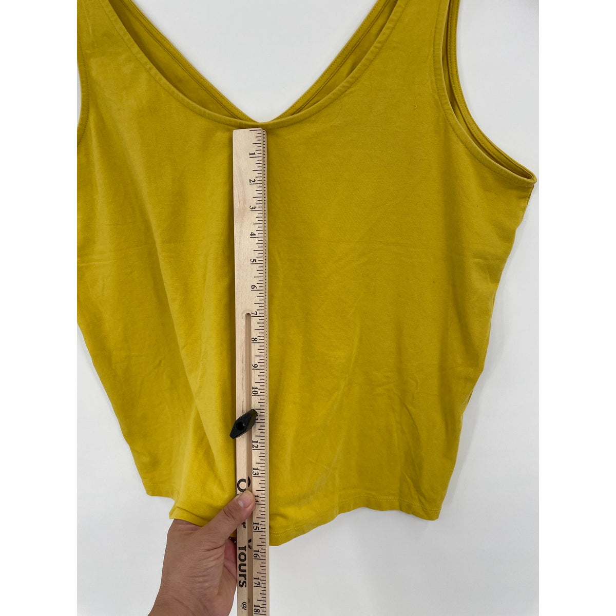 Boden Mustard Yellow Chartreuse Cami Tank Top Size 16