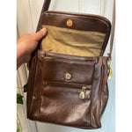 Vintage Capezio Genuine Leather Brown purse/crossbody bag