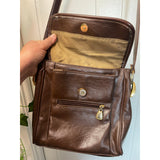 Vintage Capezio Genuine Leather Brown purse/crossbody bag