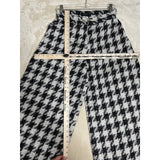 Storets NWT Black & White Houndstooth Wide Leg Womans Pants Size S/M