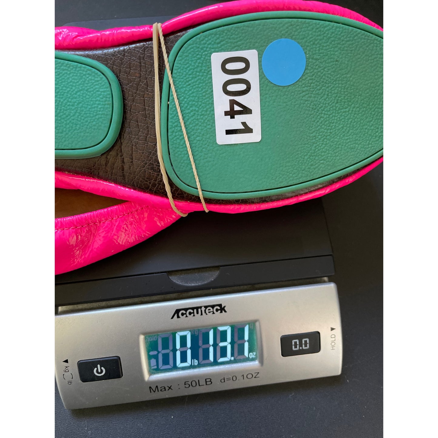 Tieks Neon Pink Ballet Foldable Woman’s Leather Flats 9