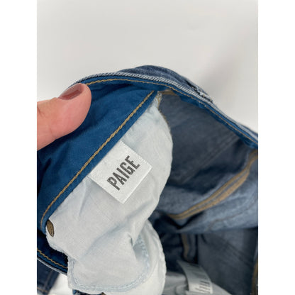 Paige Dark Denim Mid Rise Jimmy Jimmy Skinny Jeans Size 28