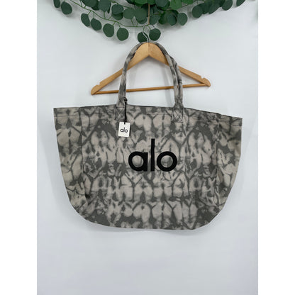 NWT Alo Yoga Tie Dye Canvas Tote Athleisure Bag