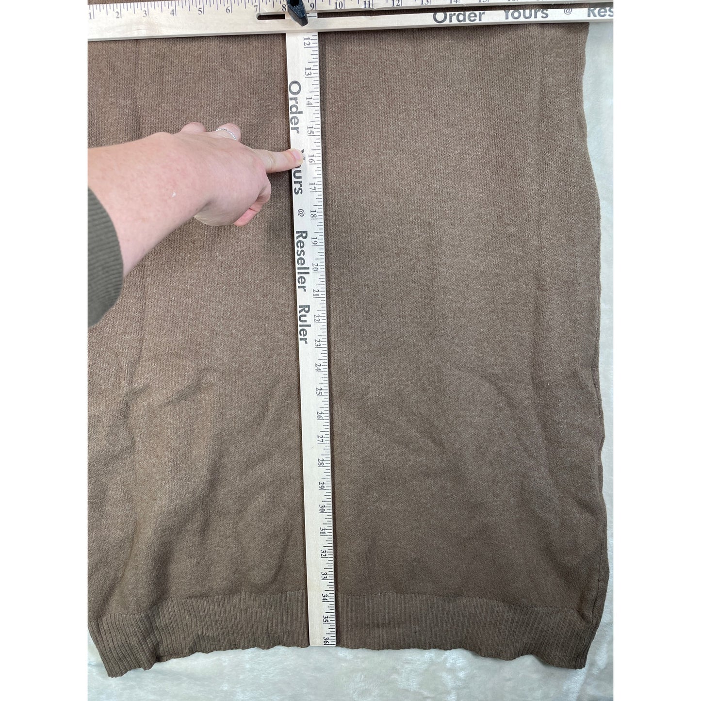 Torrid Toupe Woman’s Long Knit Sweater Dress 1