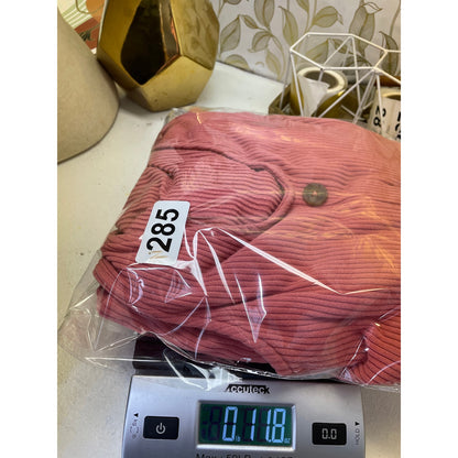 Old Navy Womans Coral Pink Ribbed Knit Sleeveless Button Front Mini Dress XS
