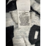 Victoria Secret PINK Black & Grey Intimates Sleepwear Soft Robe Size S/M