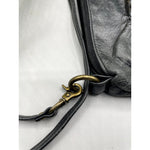 Hobo Vintage Black Patton Leather Boho Interior Lining Woman’s Purse