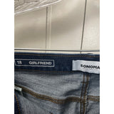 Sonoma Dark Denim Girlfriends Womans Jeans Size 18