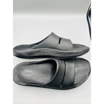 Oofos Black Unisex Slides - Womans SZ 12 | Mens SZ 10