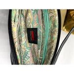 Hobo Vintage Black Patton Leather Boho Interior Lining Woman’s Purse