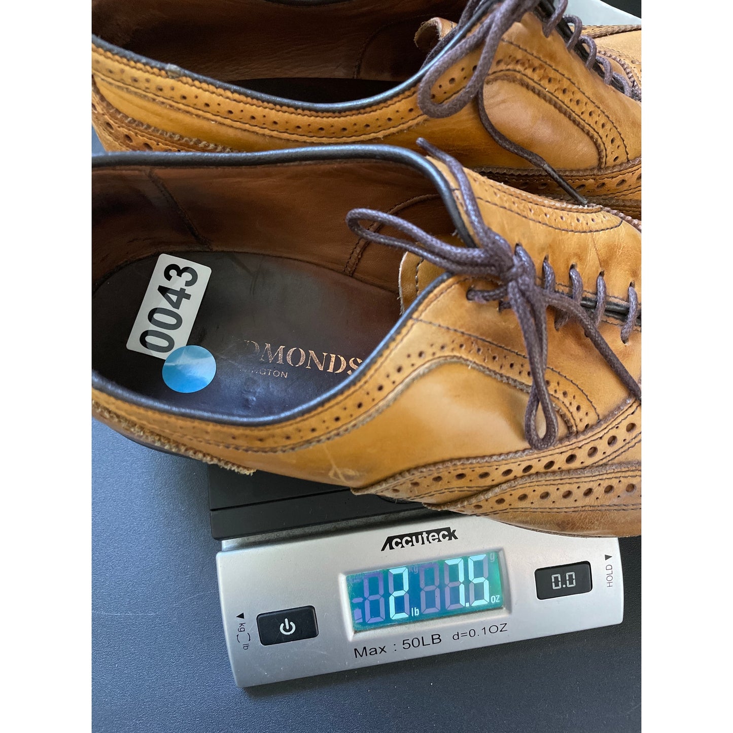 Allen Edmonds "McAllister" Brown Wingtip Oxford Mens Dress Shoes 12D
