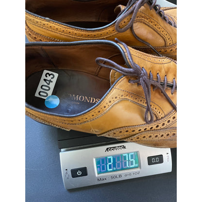 Allen Edmonds "McAllister" Brown Wingtip Oxford Mens Dress Shoes 12D