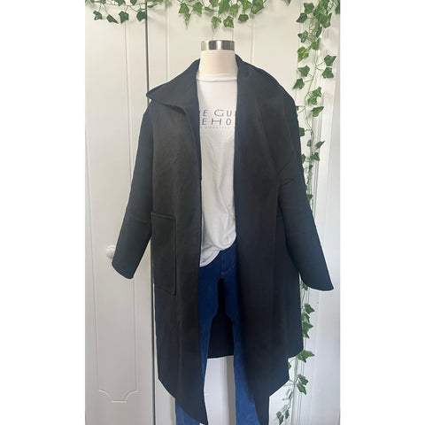 Belle & Bloom Walk This Way Women’s Wool Coat w/Hood Size L