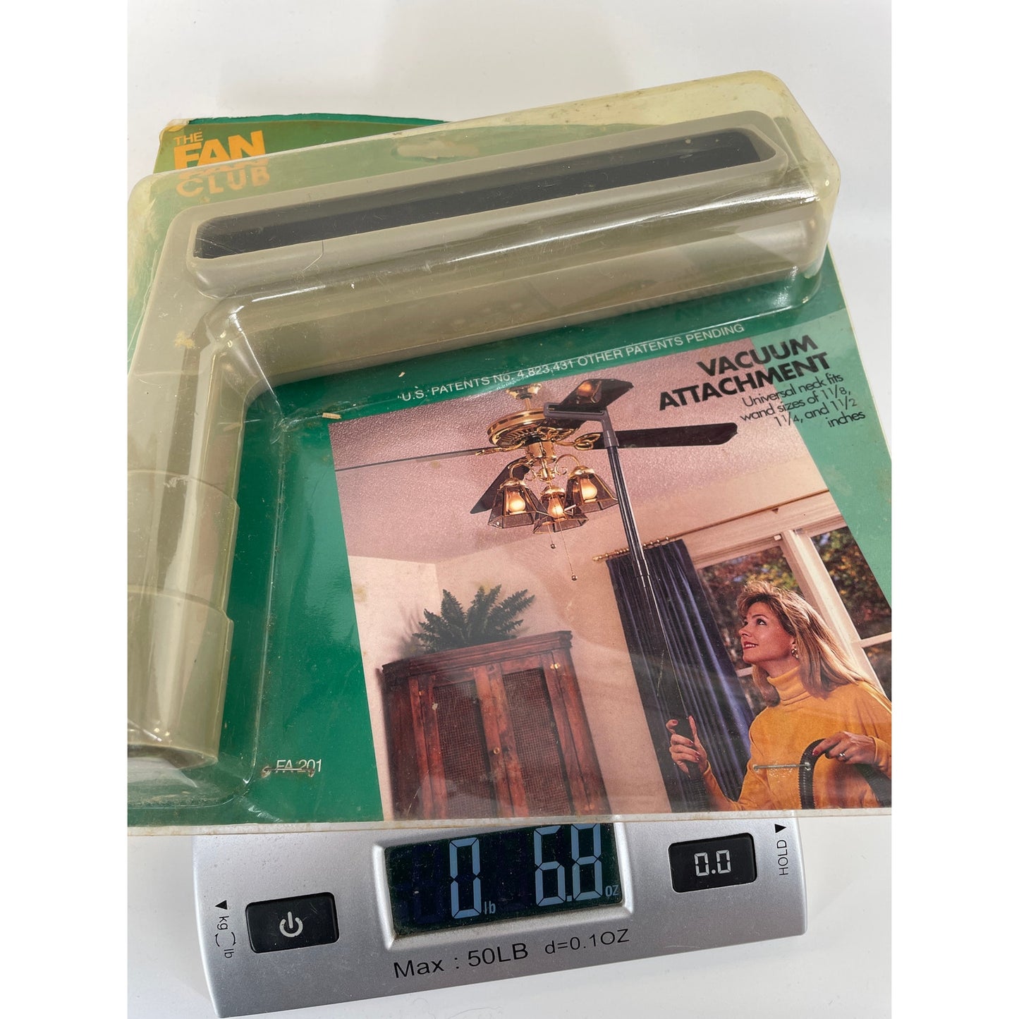 The Fan Club Ceiling Fan Blade Cleaner Vintage Vacuum Attachment