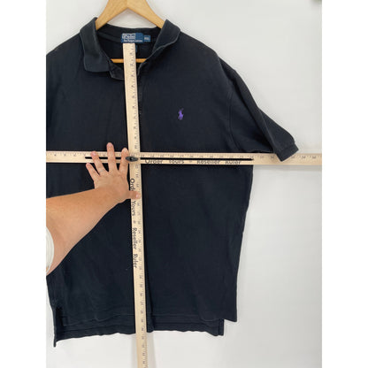 Polo by Ralph Lauren Charcoal Black Mens Polo  XXL
