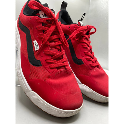 Vans UltraRange Red Mens Lace Up Comfort Sneakers 10