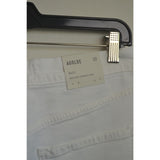 White AGOLDE 30 Los Angeles Riley High Rise Straight Crop Jeans