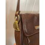 Vintage Capezio Genuine Leather Brown purse/crossbody bag